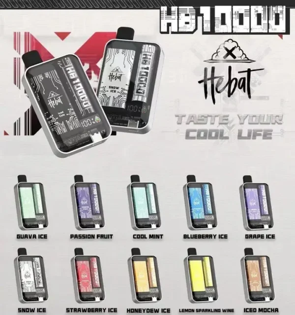 【Hebat 喜貝】10000口｜極致濃郁快充拋棄式小煙｜全台現貨 秒發