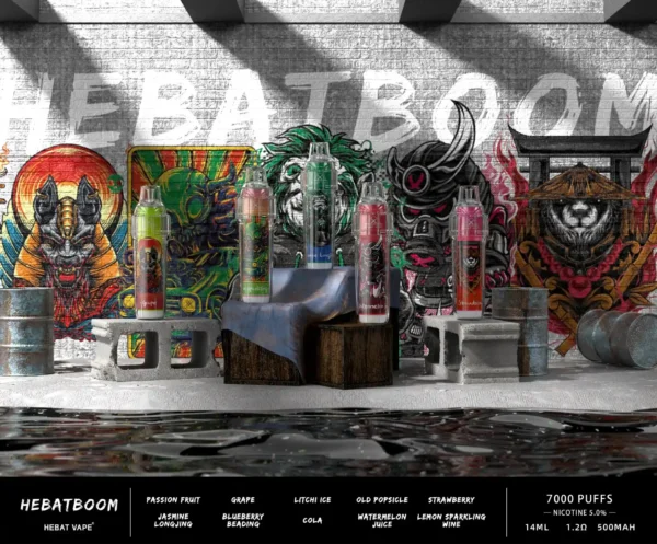20240103105256.webp 【Hebat 喜貝】BOOM 7000口拋棄式小煙|14ml巨量500mAh續航|台灣現貨秒發