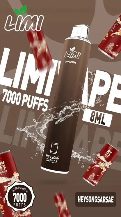 LIMI拋棄式一次性7000口-14.webp 【LIMI】7000口一次性小煙|3.5%強勁擊喉|台灣現貨免運