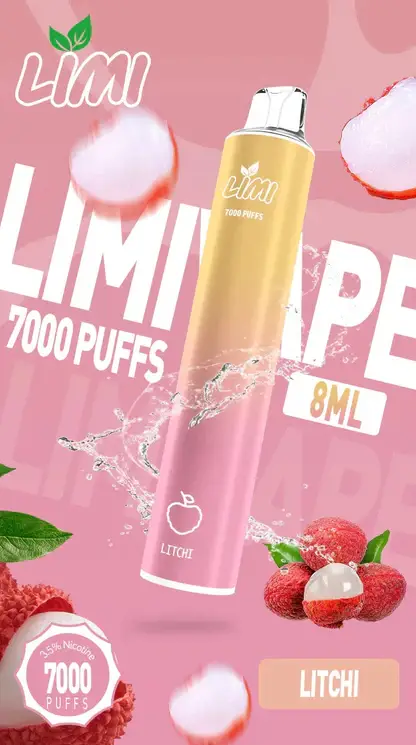 LIMI拋棄式一次性7000口-5.webp 【LIMI】7000口一次性小煙|3.5%強勁擊喉|台灣現貨免運