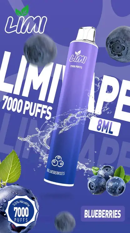 LIMI拋棄式一次性7000口-8.webp 【LIMI】7000口一次性小煙|3.5%強勁擊喉|台灣現貨免運