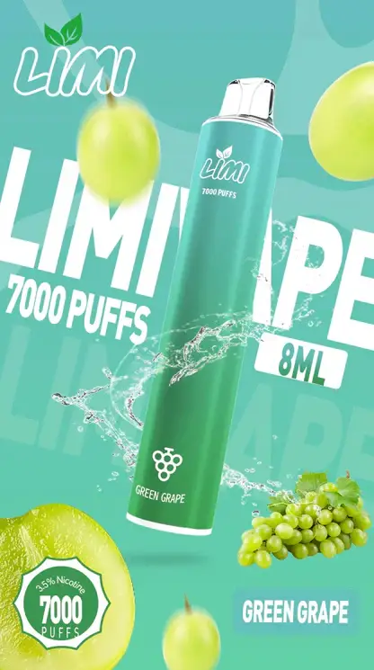 LIMI拋棄式一次性7000口-9.webp 【LIMI】7000口一次性小煙|3.5%強勁擊喉|台灣現貨免運