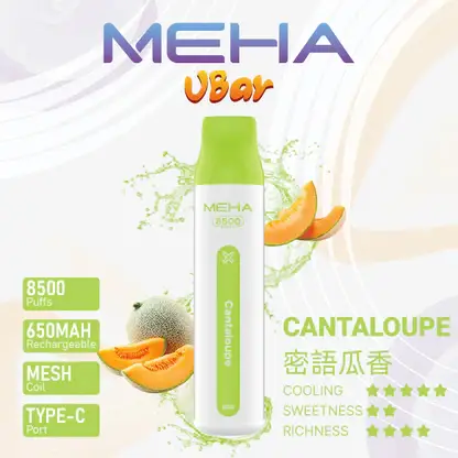 MEHA-8500口-VBar小白條-13.webp 【MEHA魅嗨】小白條8500口一次性小煙|3%丁鹽平順擊喉感|現貨免運專區