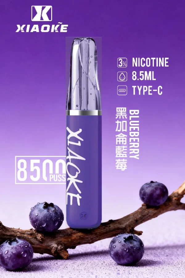 8b2c17ea1d548700b8e9ec2a9e768390.jpg 【XIAOKE 梟客】8500口拋棄式電子煙|8.5ml儲油量 × Type-C充電設計|台灣現貨秒發
