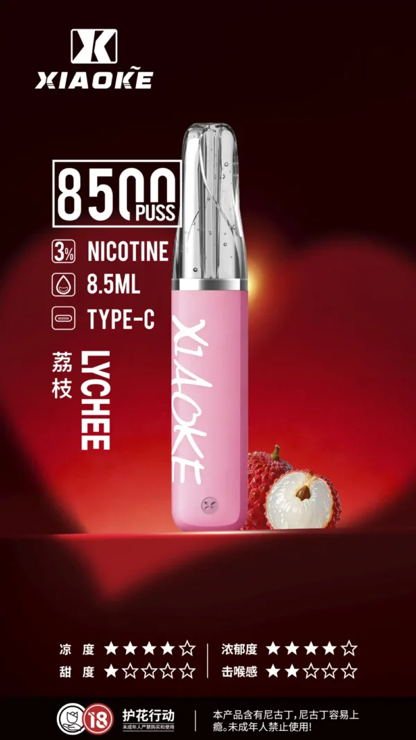 DM_20260528143241_005 【XIAOKE 梟客】8500口拋棄式電子煙|8.5ml儲油量 × Type-C充電設計|台灣現貨秒發