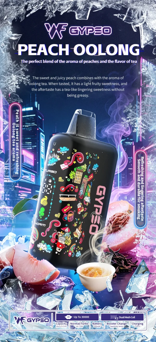 GYPSO滿天星30000口抛棄式電子煙-10 【GYPSO 滿天星】30000口拋棄式電子煙|18ml巨量油艙 × Dual Mesh雙網芯|台灣現貨秒發