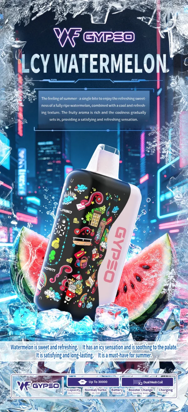 GYPSO滿天星30000口抛棄式電子煙-8 【GYPSO 滿天星】30000口拋棄式電子煙|18ml巨量油艙 × Dual Mesh雙網芯|台灣現貨秒發