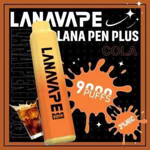 LANA一次性9000口-可樂-scaled-1-300x300 【LANA PEN PLUS】9000口拋棄式電子煙|15ml巨量儲油 × Mesh網芯霧化|台灣現貨秒發