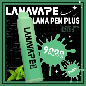 LANA一次性9000口-薄荷-scaled-1-300x300 【LANA PEN PLUS】9000口拋棄式電子煙|15ml巨量儲油 × Mesh網芯霧化|台灣現貨秒發
