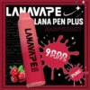 LANA一次性9000口-覆盆子-scaled-1-300x300 【LANA PEN PLUS】9000口拋棄式電子煙|15ml巨量儲油 × Mesh網芯霧化|台灣現貨秒發